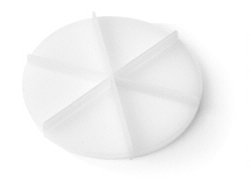 White 6-division partition