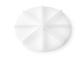 White 8-division partition